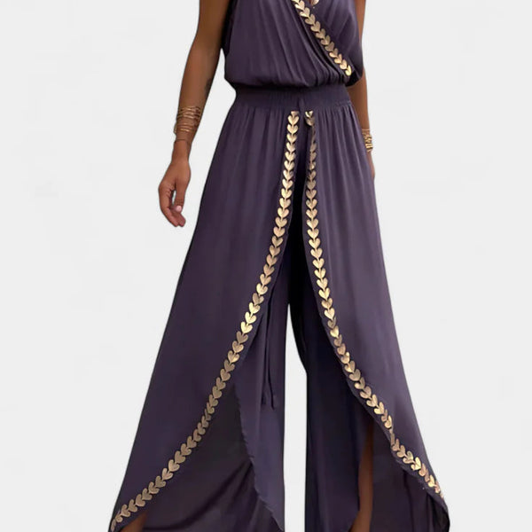 Safinaz - אוברול אלגנטי ללא שרוולים