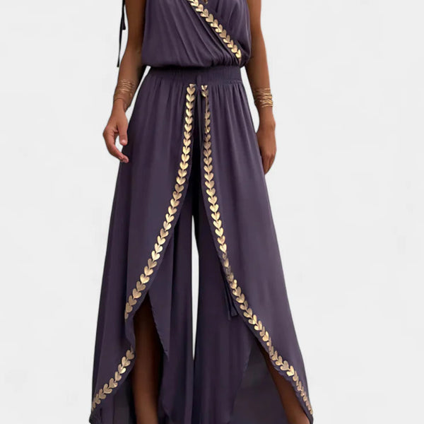 Safinaz - אוברול אלגנטי ללא שרוולים