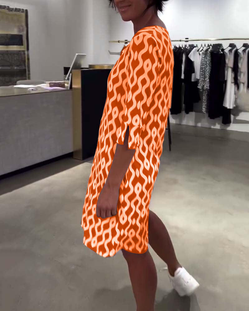 Ainara - שמלה מודפסת