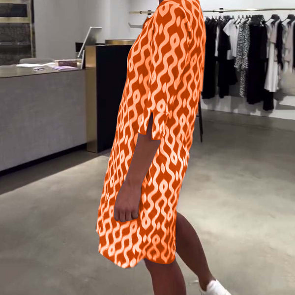 Ainara - שמלה מודפסת