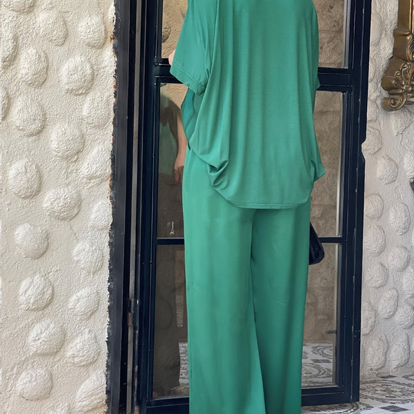 Ashlee - סט אלגנטי עם שרוולים קצרים