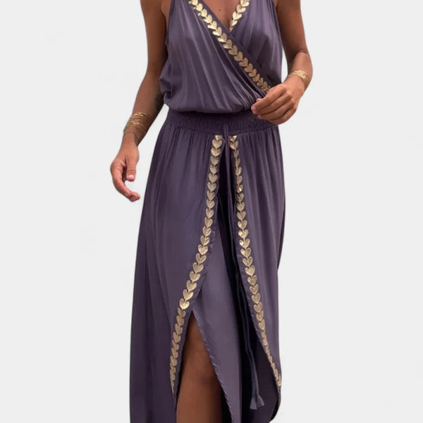 Safinaz - אוברול אלגנטי ללא שרוולים