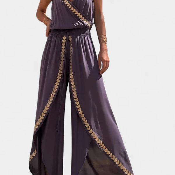 Safinaz - אוברול אלגנטי ללא שרוולים