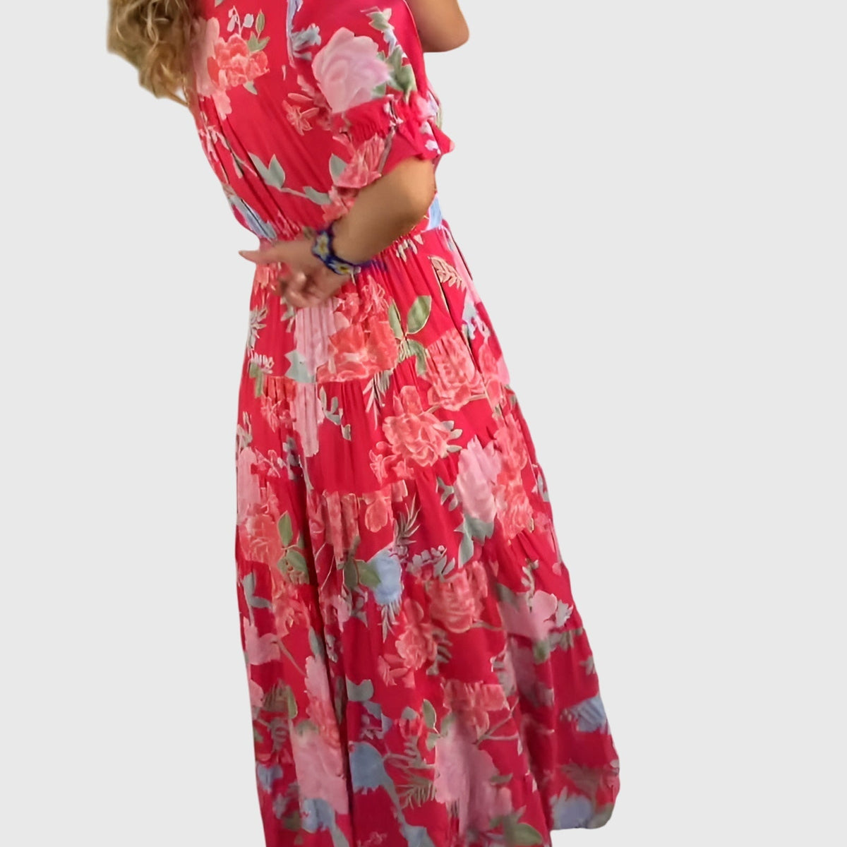 דורס | שמלת פרחים קיץ עם Elegance Pratica