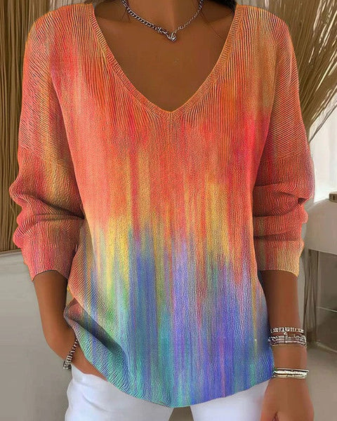 אליזבת – סוודר עם צווארון V