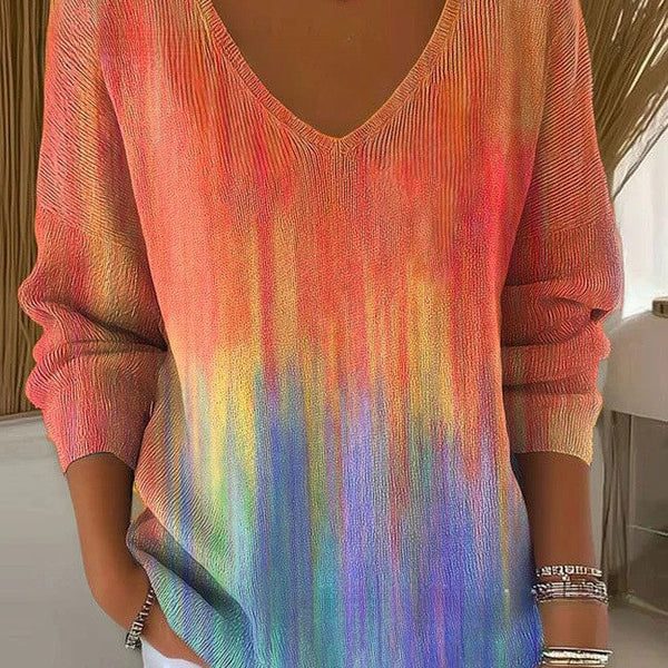 אליזבת – סוודר עם צווארון V