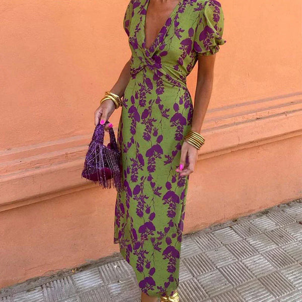 מאיה™ | שמלת בליסימו מודפסת