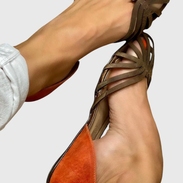 הילה - סנדלים דקורטיביים דו־גווניים