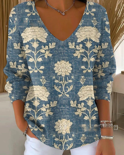 אוליביה – סוודר עם צוואר V