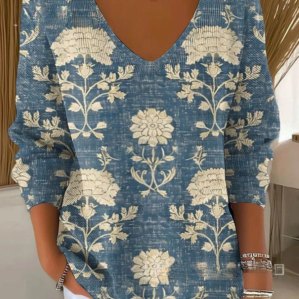 אוליביה – סוודר עם צוואר V