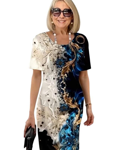 פלורה™ | שמלת פרחים תלת-ממדית קלילה