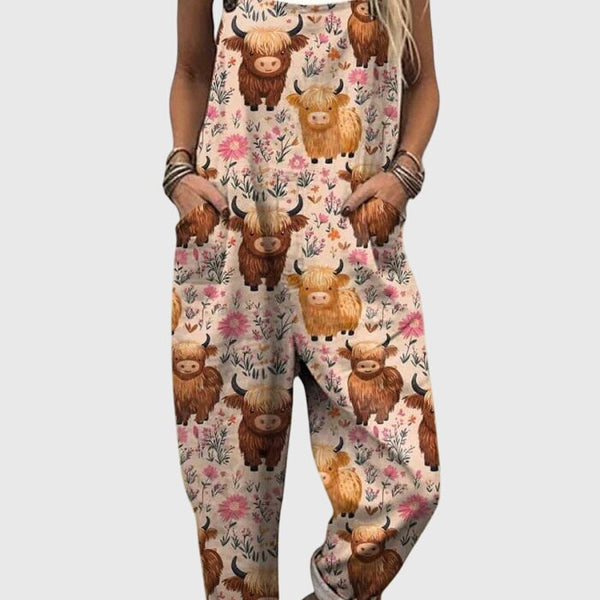 ג'ינס קיץ לנשים עם הדפס שובב