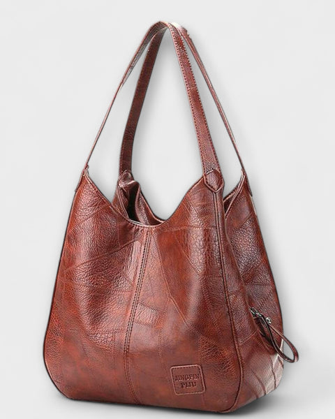 תיק עור וינטג' הלורה - תיק אלגנטי ונוח ליום-יום