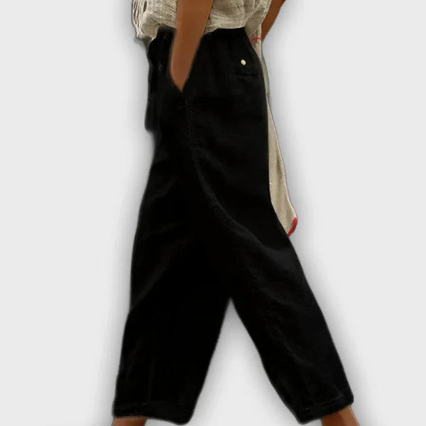 מכנסי כותנה טהורה נוחים בעיצוב אלגנטי