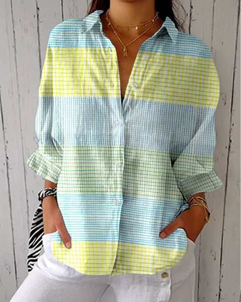 פיליפה - חולצת פסים פסטליים