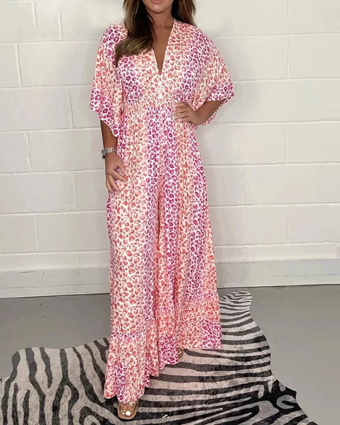 Anthea - אוברול אלגנטי עם מחשוף V ומותניים גבוהים