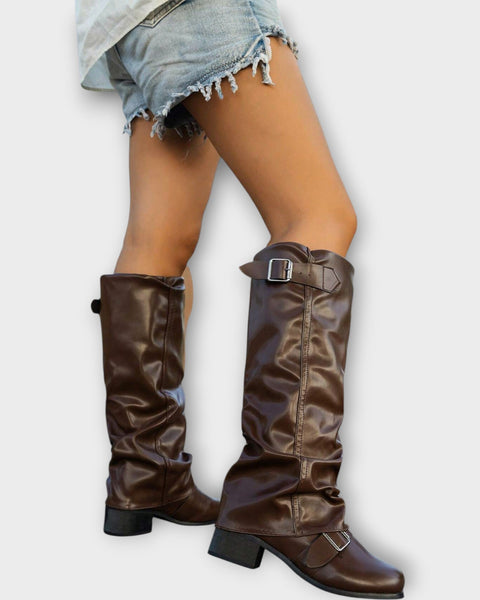 רואן - מגפי סלואץ' מעור