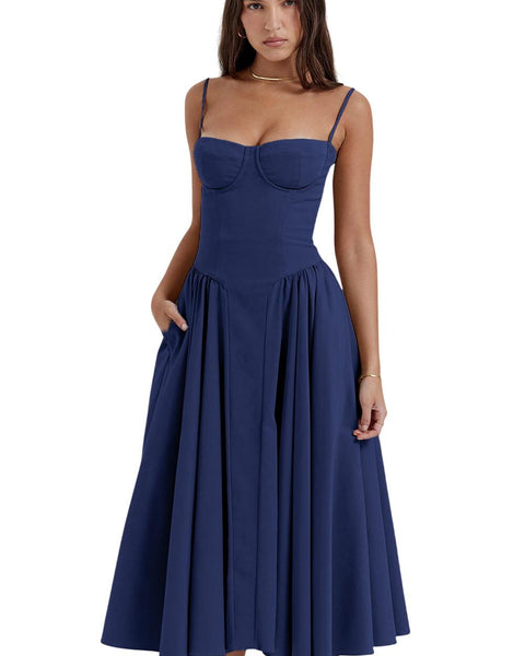 קייקי | שמלת מידי רטרו