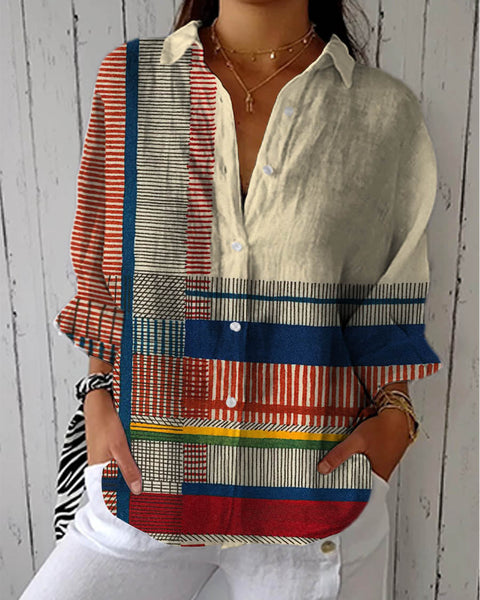 פרייה - בלוזה עם דוגמה אמנותית