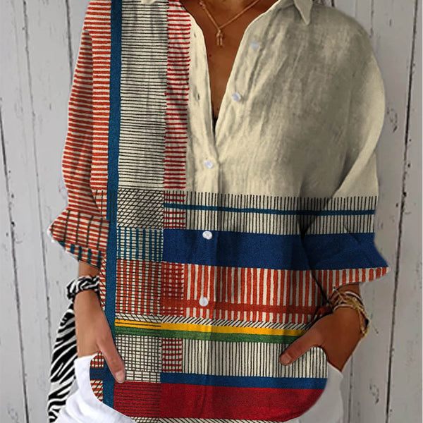 פרייה - בלוזה עם דוגמה אמנותית