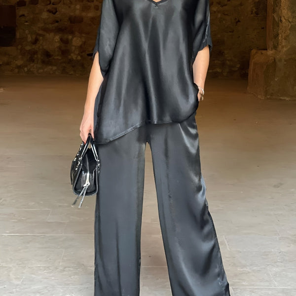 Ashlee - סט אלגנטי עם שרוולים קצרים