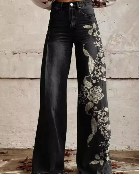 עלמה™ | מכנסיים בסגנון וינטג' קלאסי