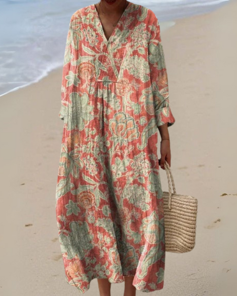 אליס - שמלת וינטג' פרחונית