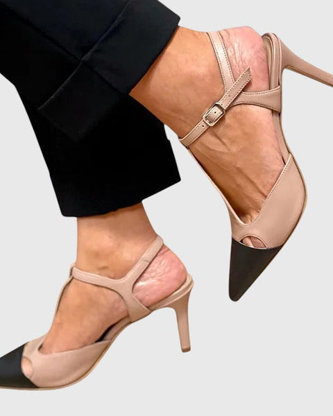 דפנה - נעלי שפיץ דו־גווניות