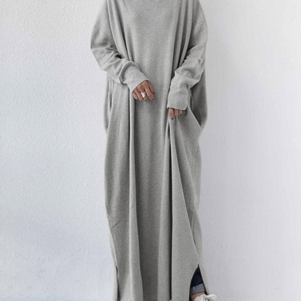 Eudora - שמלת וי-נק אלגנטית ליום יום