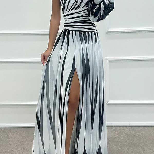 מאיה™ | שמלת מקסי פרחונית מהירה