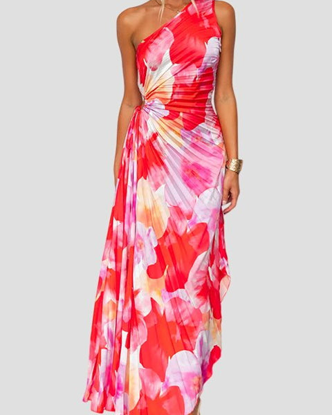 סיבילה - שמלת מקסי קיץ עם קפלים