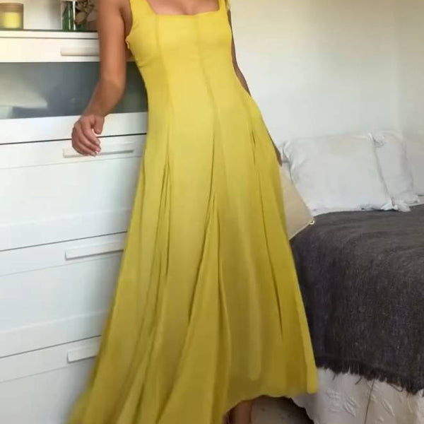 Solmaz - שמלת מקסי קז'ואל עם רצועות