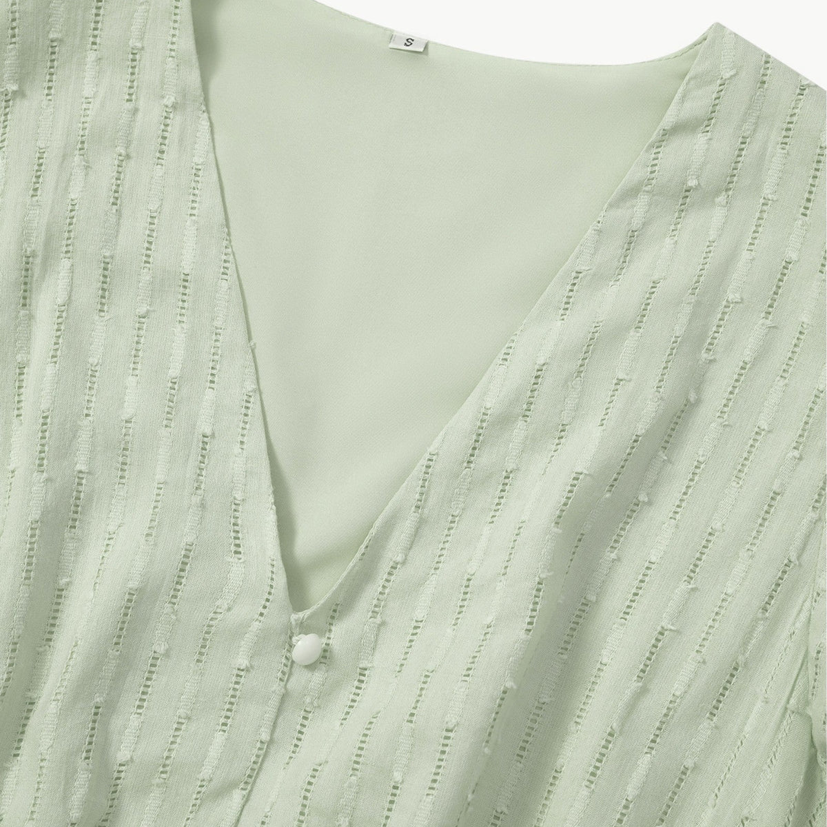 Julieta - שמלת מידי עם שרוולים עם קפלים