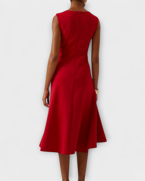 ג'ולייט™ – שמלת מיני אסימטרית עם קפלים