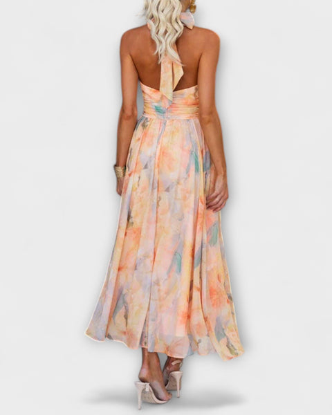 שמלת מקסי צבעי מים דרימפלו