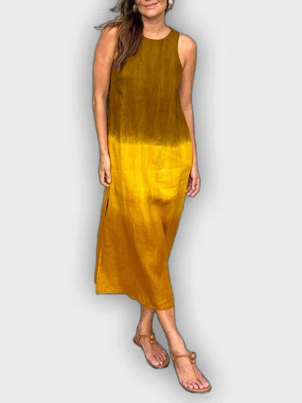 שמלת מירה™ מודפסת אלגנטית ונוחה