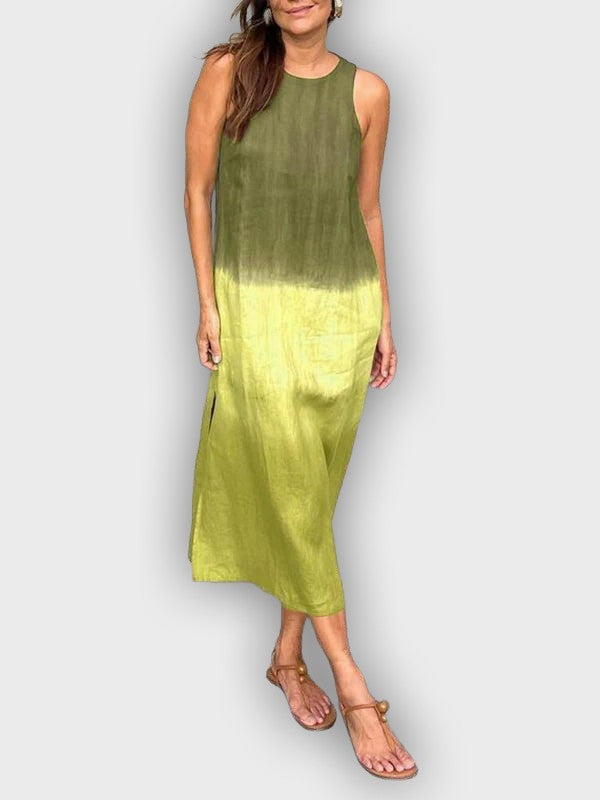 שמלת מירה™ מודפסת אלגנטית ונוחה