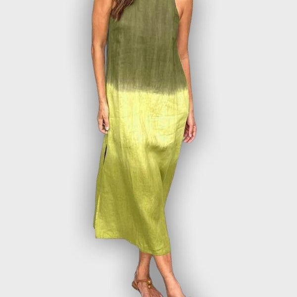 שמלת מירה™ מודפסת אלגנטית ונוחה