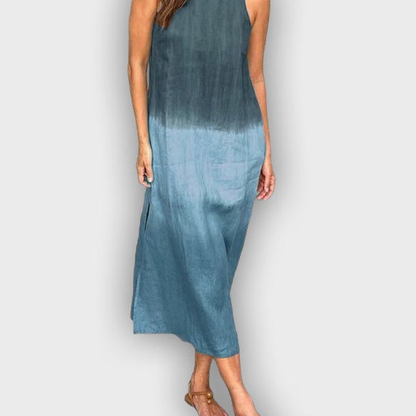 שמלת מירה™ מודפסת אלגנטית ונוחה