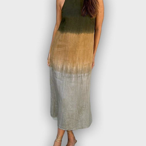 שמלת מירה™ מודפסת אלגנטית ונוחה