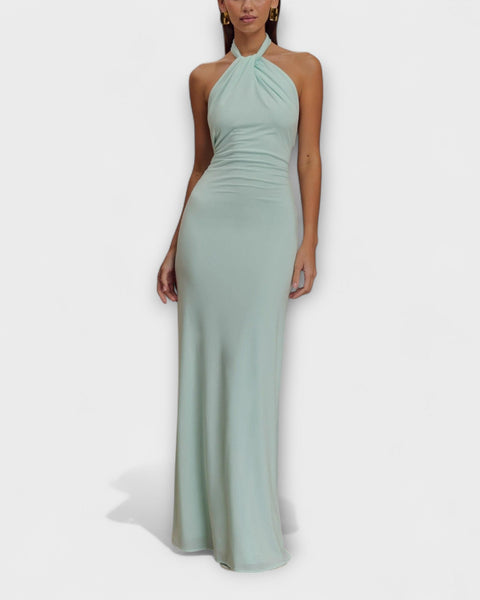 שמלת מקסי ELYNA עם חוטי סטן - אלגנטיות ונוחות באירועים