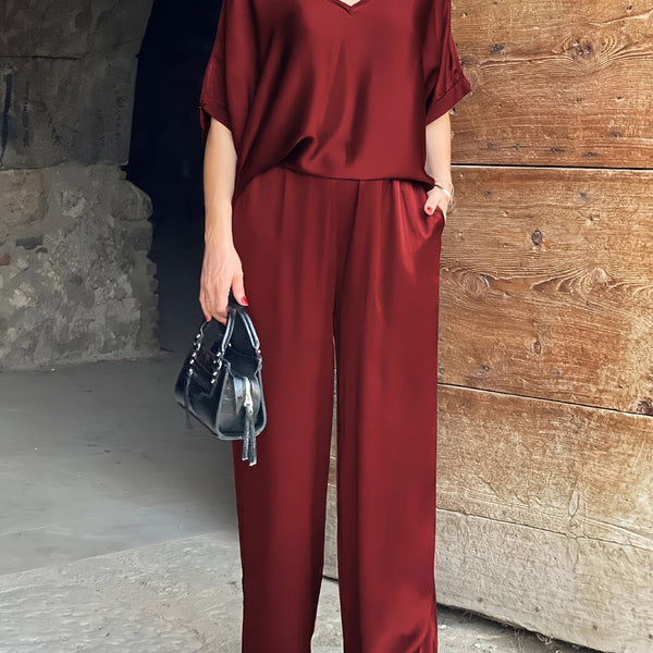 Ashlee - סט אלגנטי עם שרוולים קצרים