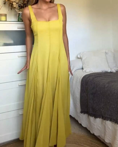 Solmaz - שמלת מקסי קז'ואל עם רצועות