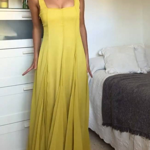 Solmaz - שמלת מקסי קז'ואל עם רצועות