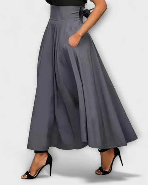 חצאית מקסי אלגנטית בעיצוב שיקי