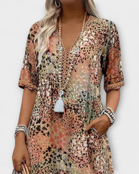 שמלת פרחים - אלגנטית ונוחה