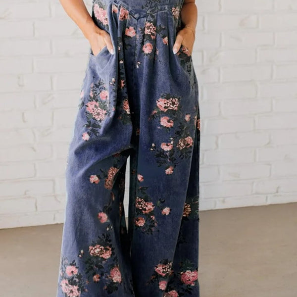 חליפת גזירה פרחונית