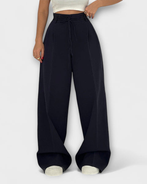 מכנסי טרנינג נשים עם חוט קשירה