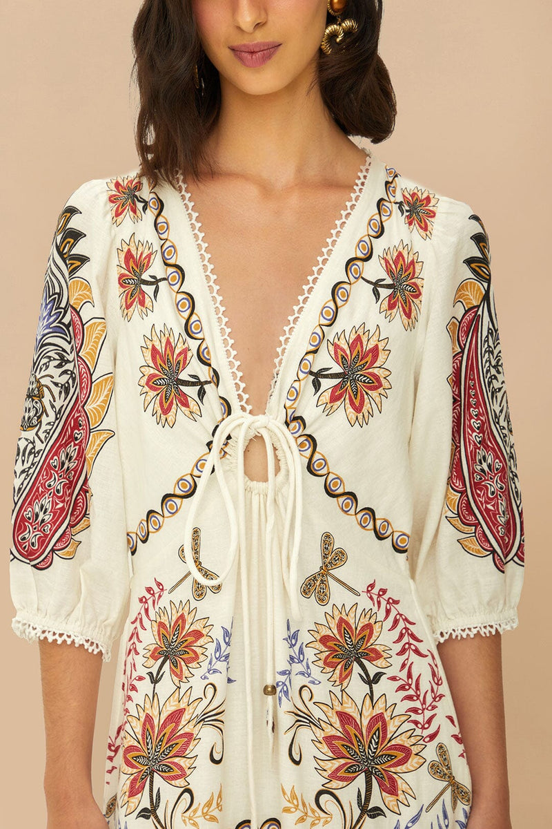 Malindya - שמלת מקסי בוהו־גלאם