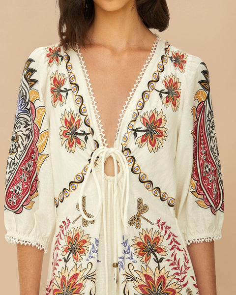 Malindya - שמלת מקסי בוהו־גלאם